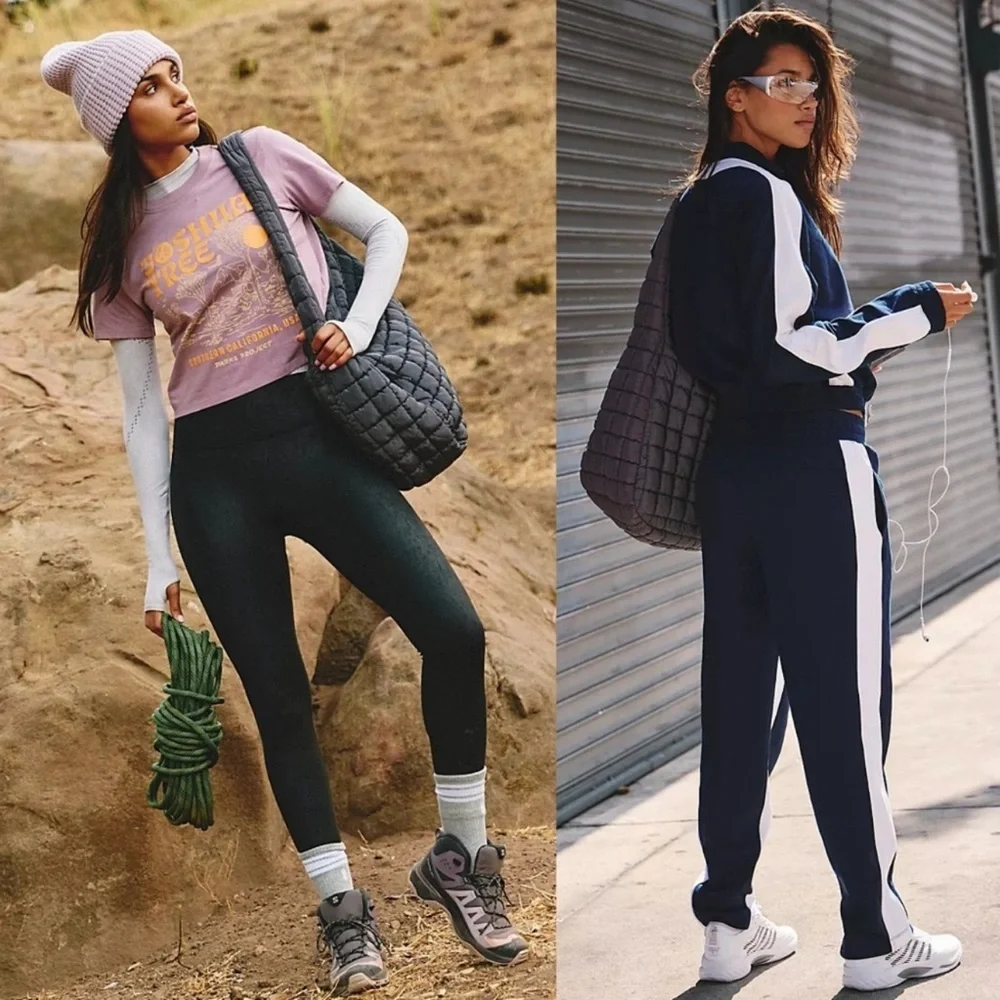 FP Movement Quilted Carryall Bag in Graphite Grey🔥like new!🔥 - Picture 8 of 15